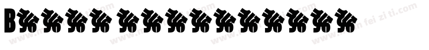 Bonky free字体转换